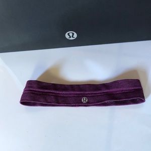 Lululemon Magenta Headband 9” NWOT